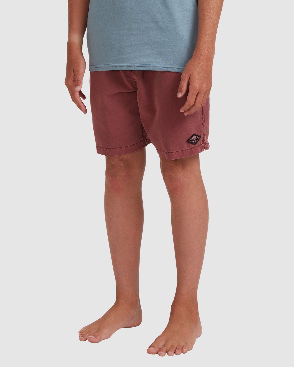 Billabong Boys 8-16 All Day Overdye Layback Boardshorts Rose dust