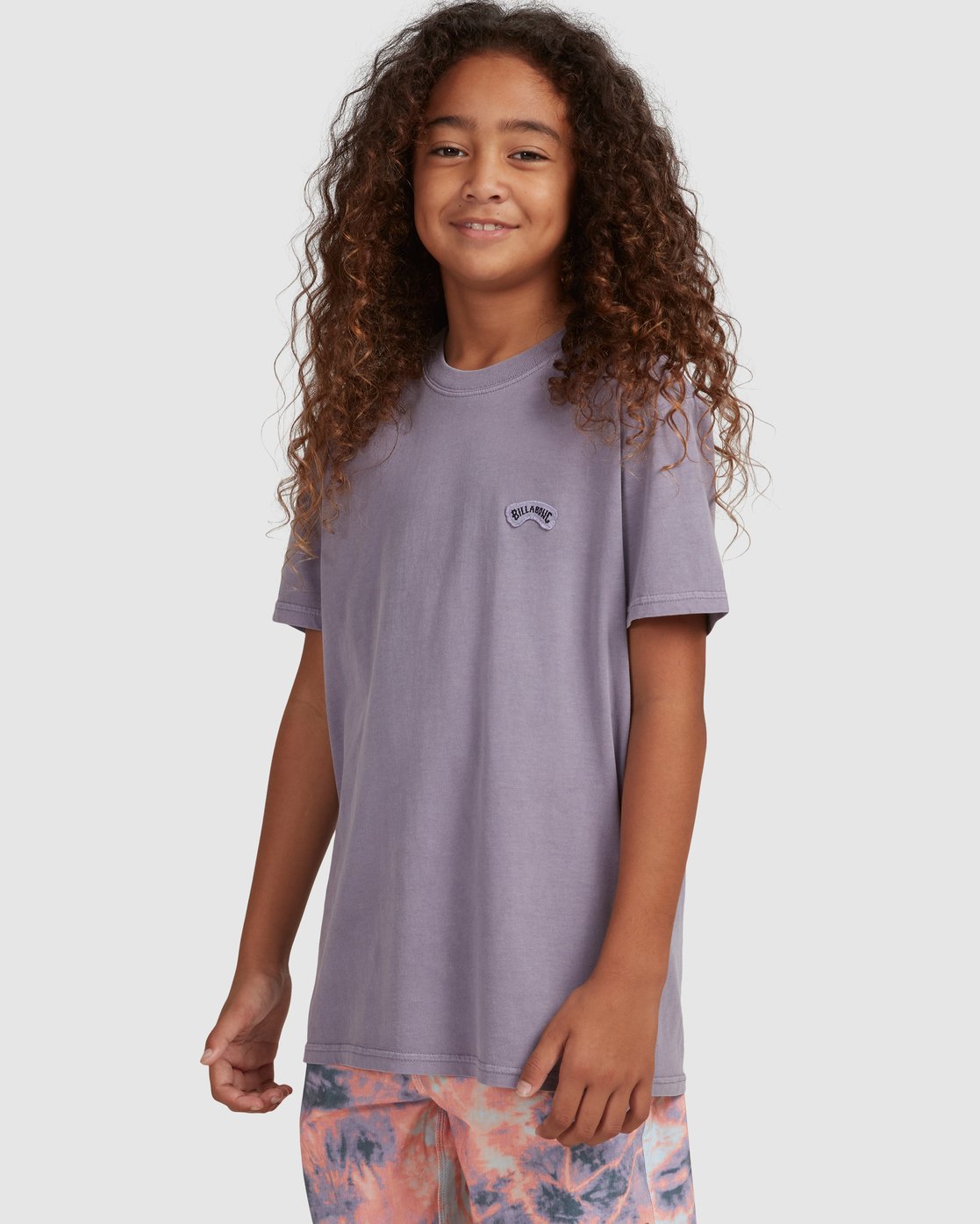 Billabong Boys 8-16 Arch Patch T-Shirt PURPLE HAZE