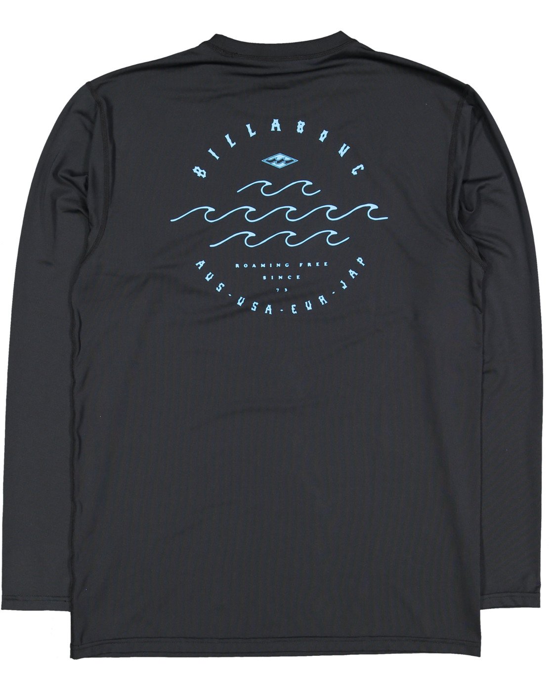 Billabong Boys 8-16 Wavey Davey Loose Fit Long Sleeve Rash Vest Black