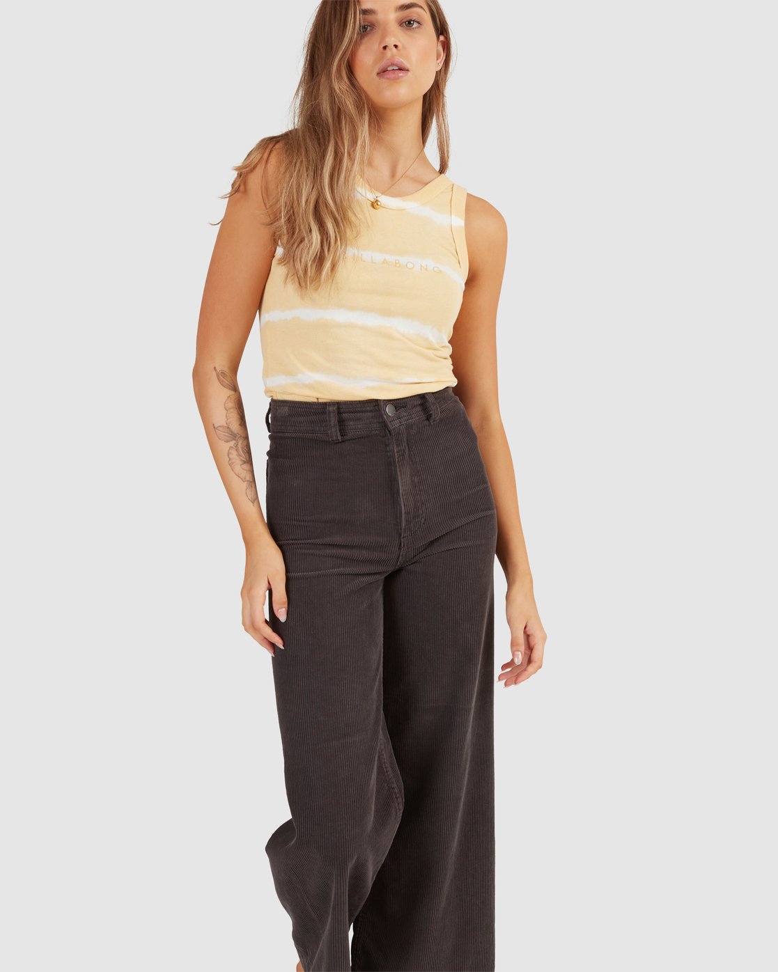 Billabong Candy Cord Pants OFF BLACK