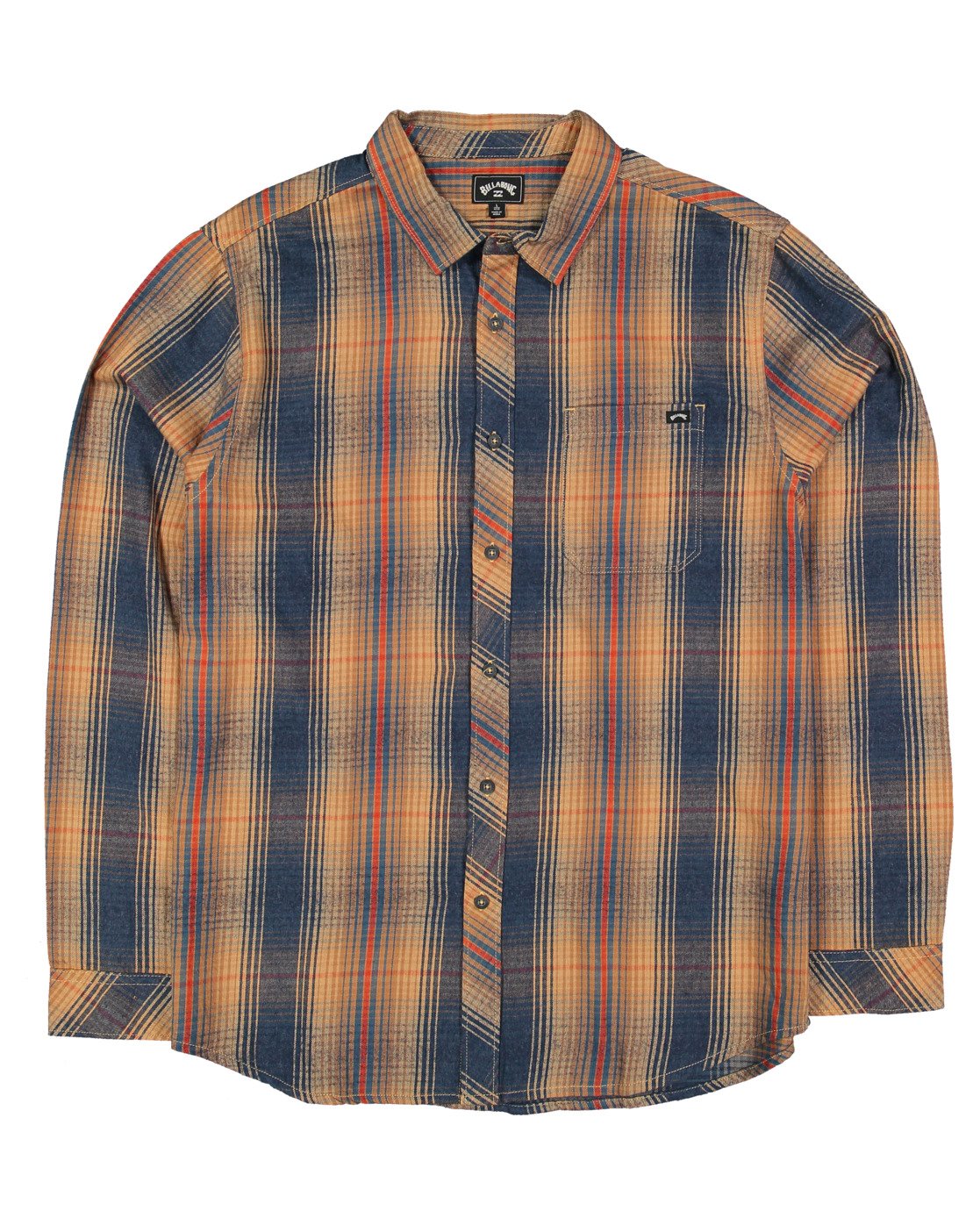 Billabong Coastline Flannel Long Sleeve Shirt Night