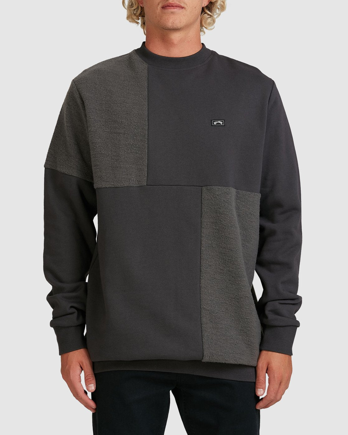Billabong Colour Block Crew Black