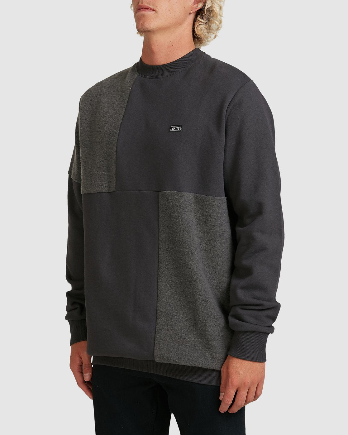 Billabong Colour Block Crew Black
