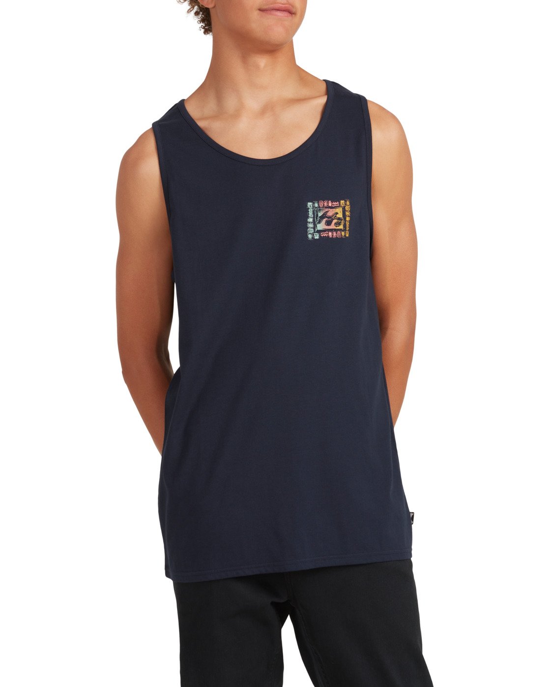 Billabong Crayon Wave Tank NAVY