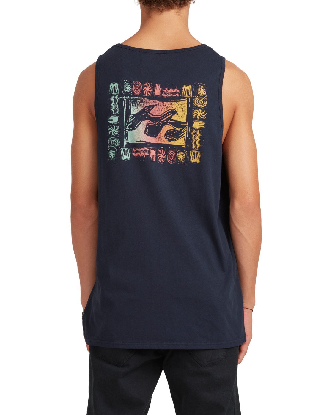 Billabong Crayon Wave Tank NAVY