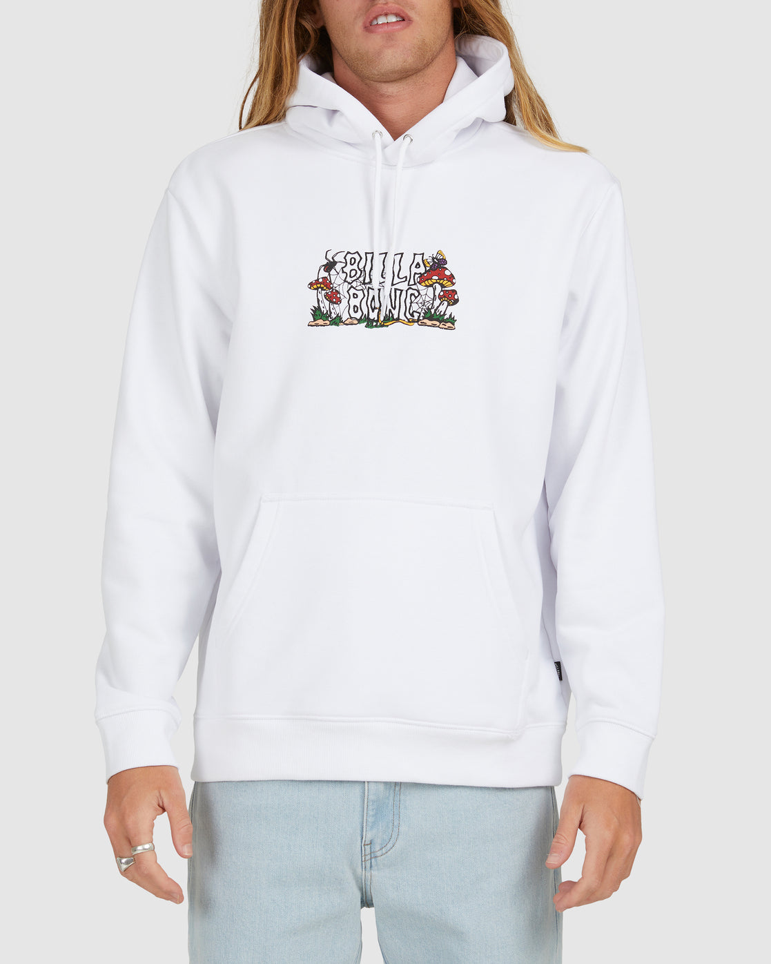 Billabong Creepy Pop Hoodie WHITE