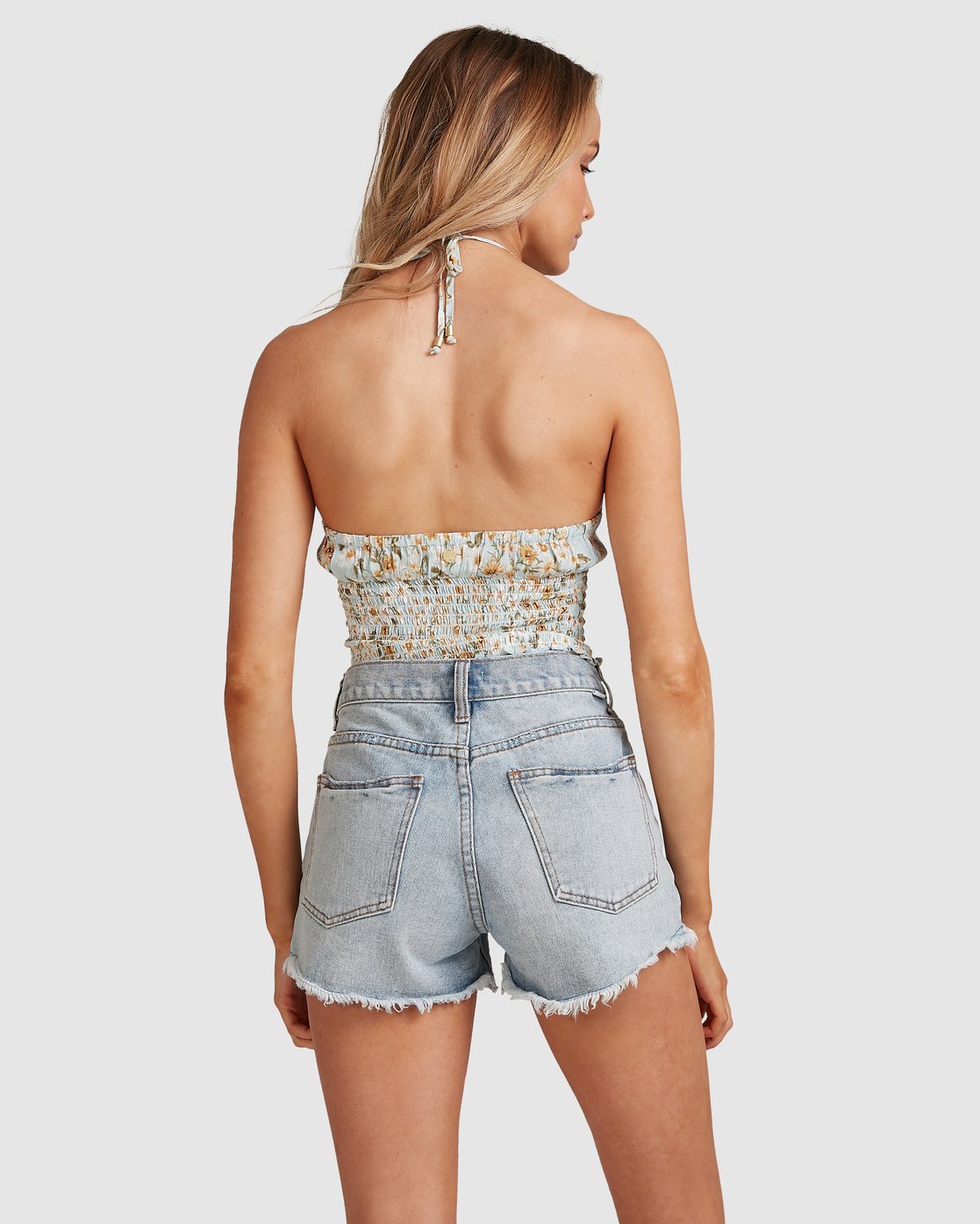 Billabong Del Mar Halter Top Pastel blue