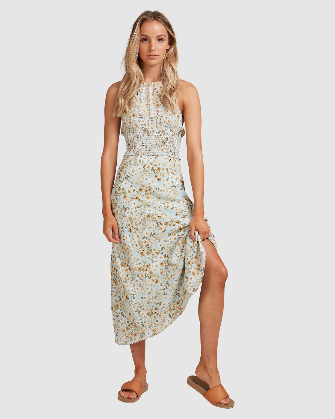 Billabong Del Mar Midi Skirt Pastel blue