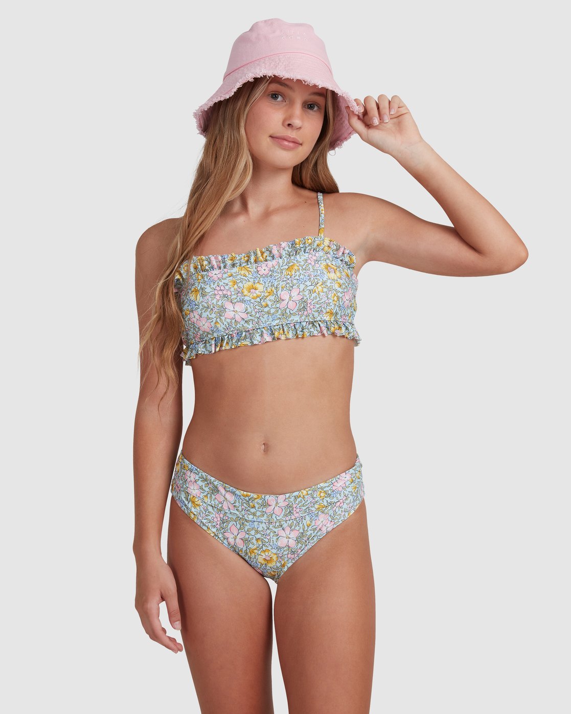 Billabong Girls 6-14 Sweeter Than You Bandeau Set SALTY BLUE