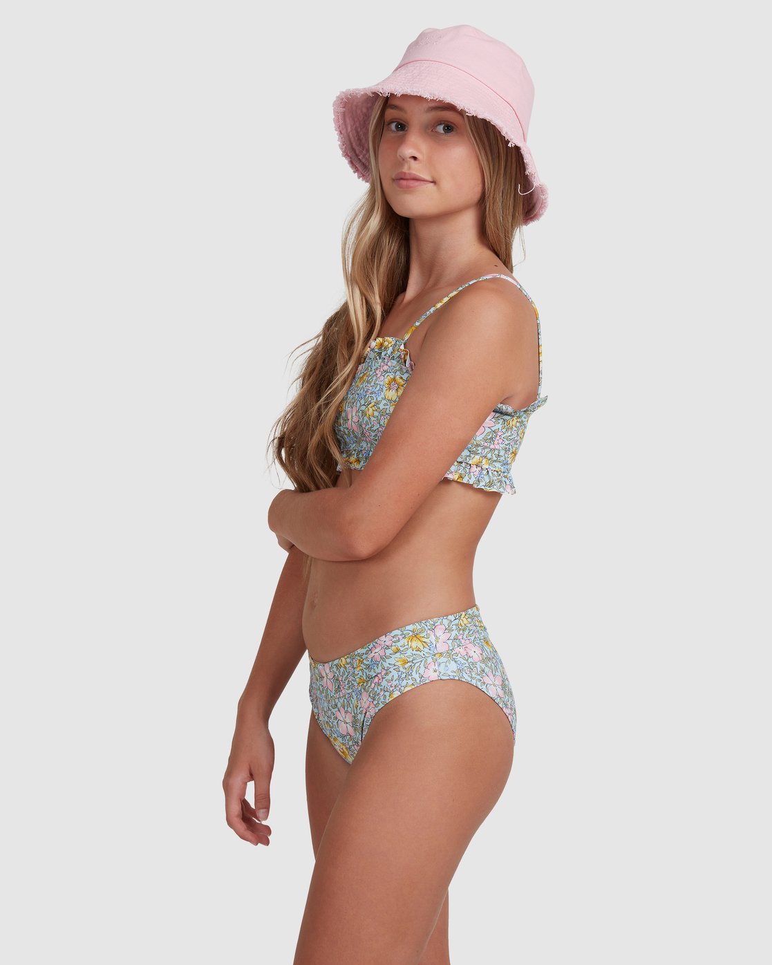 Billabong Girls 6-14 Sweeter Than You Bandeau Set SALTY BLUE