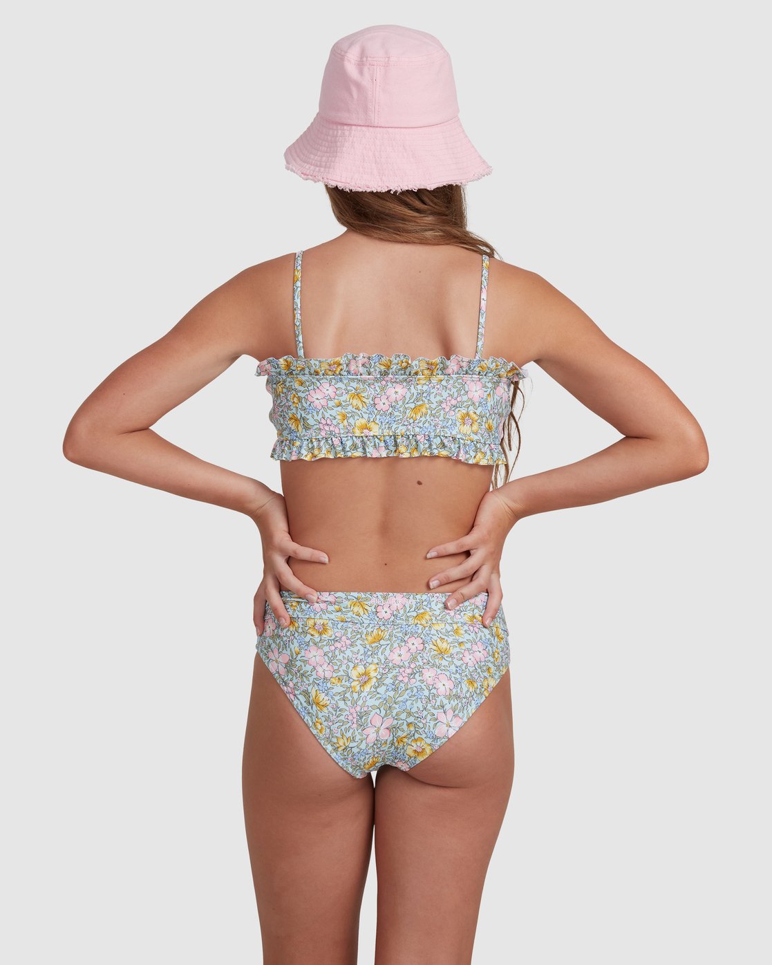 Billabong Girls 6-14 Sweeter Than You Bandeau Set SALTY BLUE
