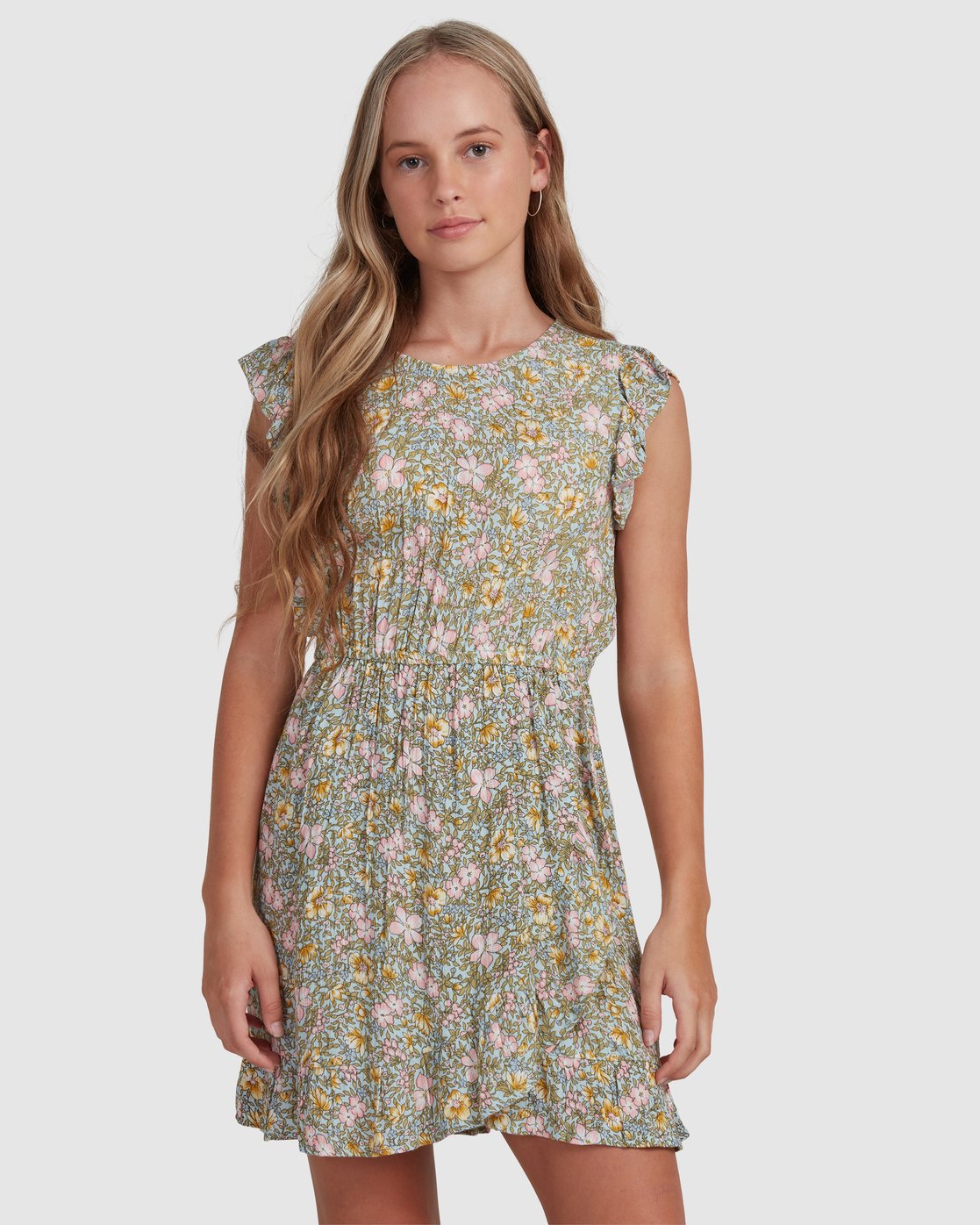 Billabong Girls 6-14 Sweeter Than You Dress Salty Blue