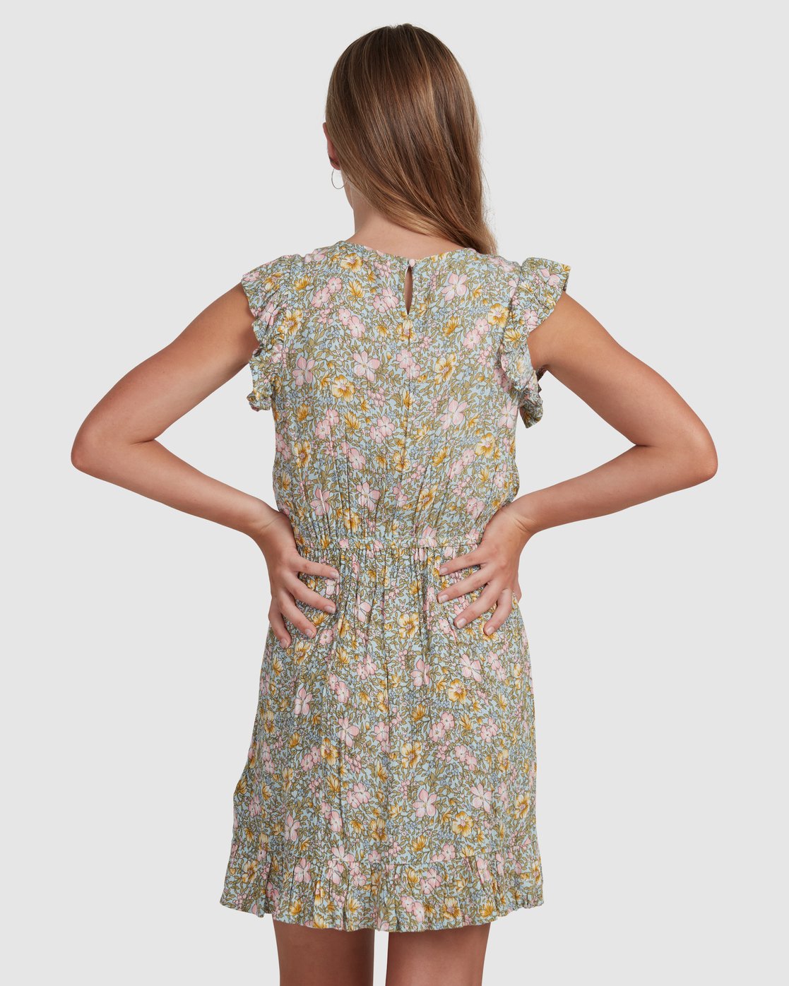 Billabong Girls 6-14 Sweeter Than You Dress Salty Blue