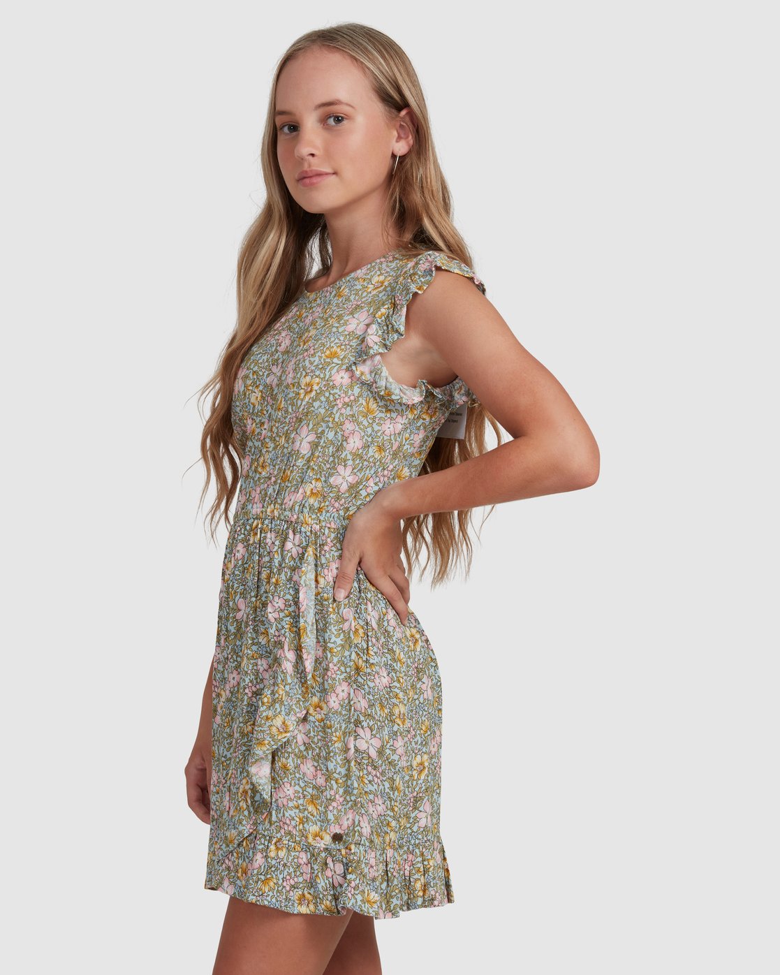 Billabong Girls 6-14 Sweeter Than You Dress Salty Blue