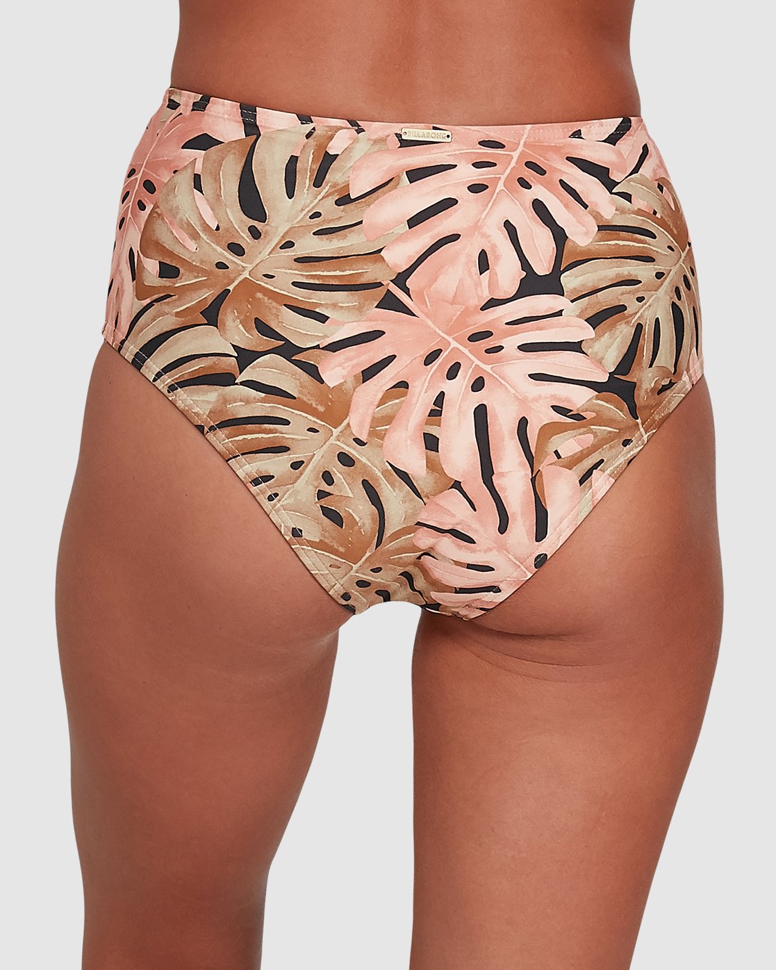 Billabong Hula Palm Hi Retro Bikini Bottom Off black