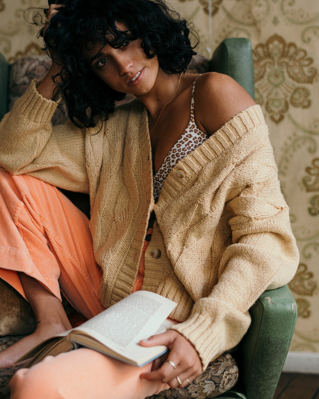 Billabong Just Fine Cardigan DESERT SAND