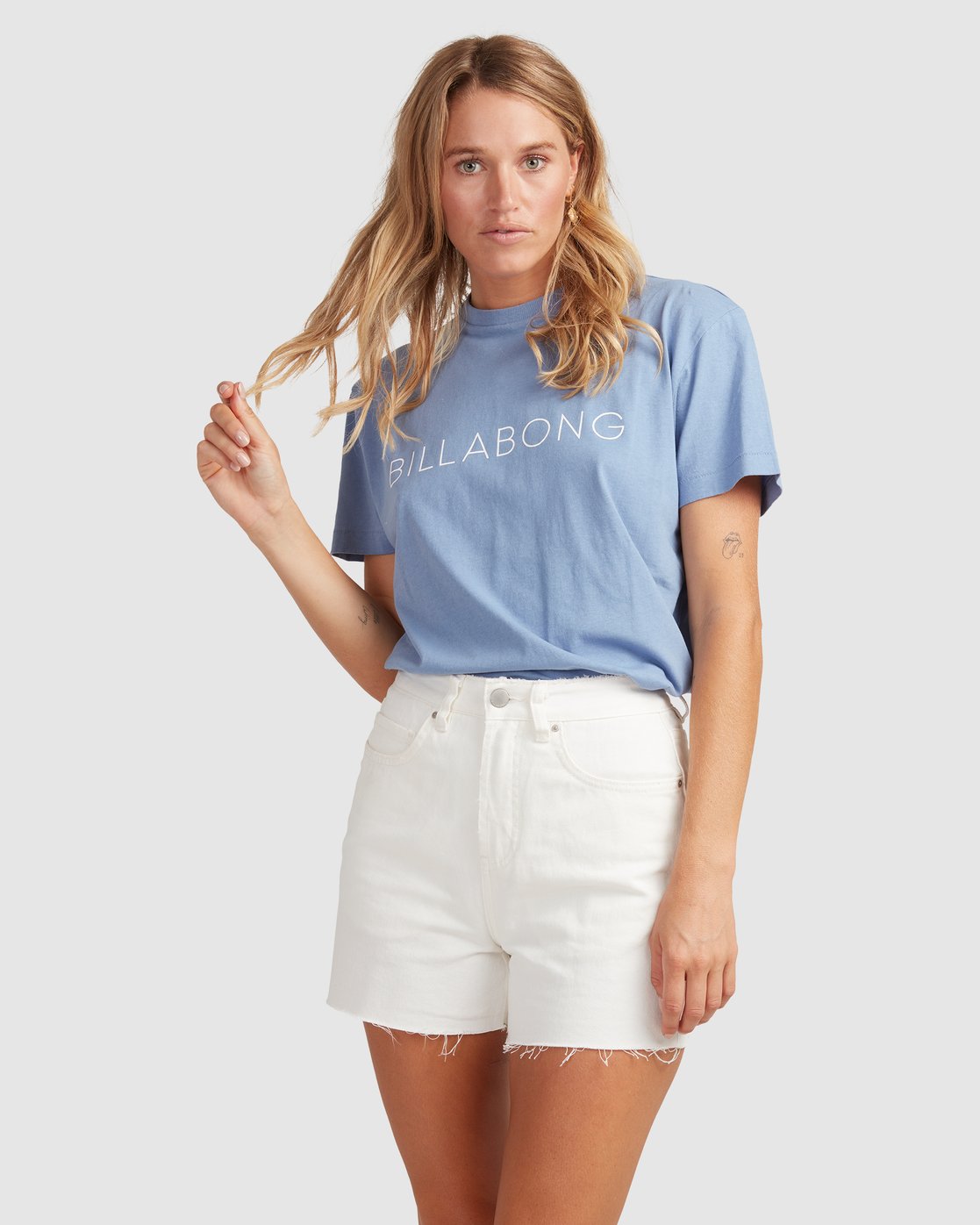 Billabong Long Island T-Shirt BLUE STREAM
