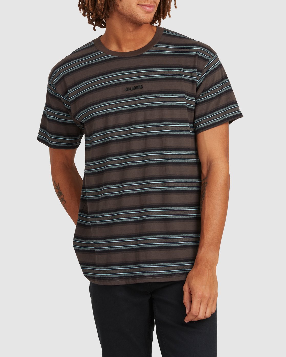Billabong Mixi Stripe T-Shirt CHAR