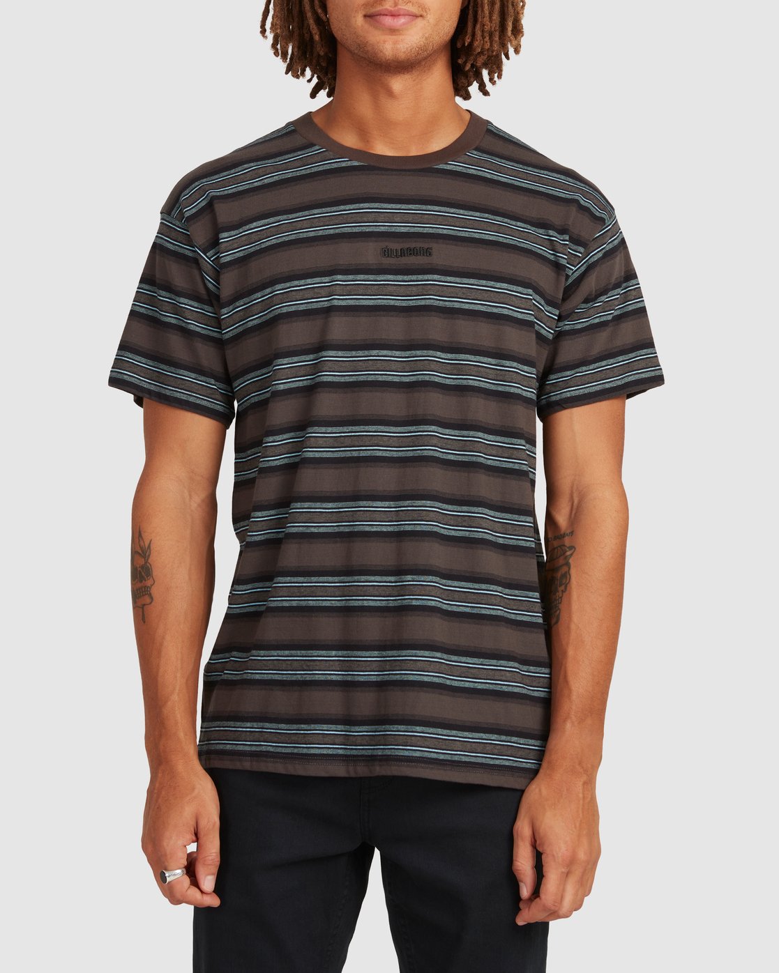 Billabong Mixi Stripe T-Shirt CHAR
