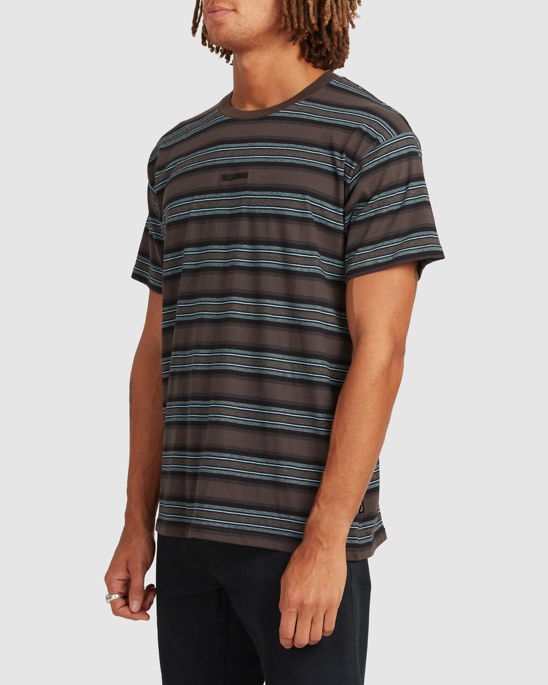 Billabong Mixi Stripe T-Shirt CHAR