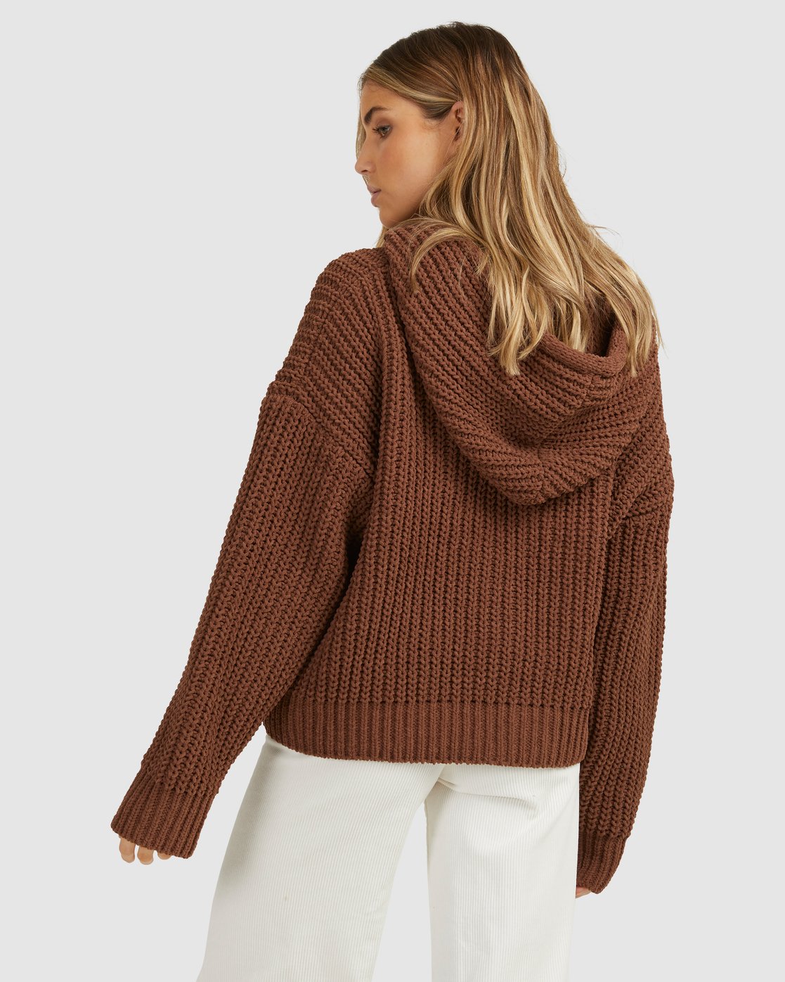 Billabong Nelly Hooded Sweater CHOCOLATE