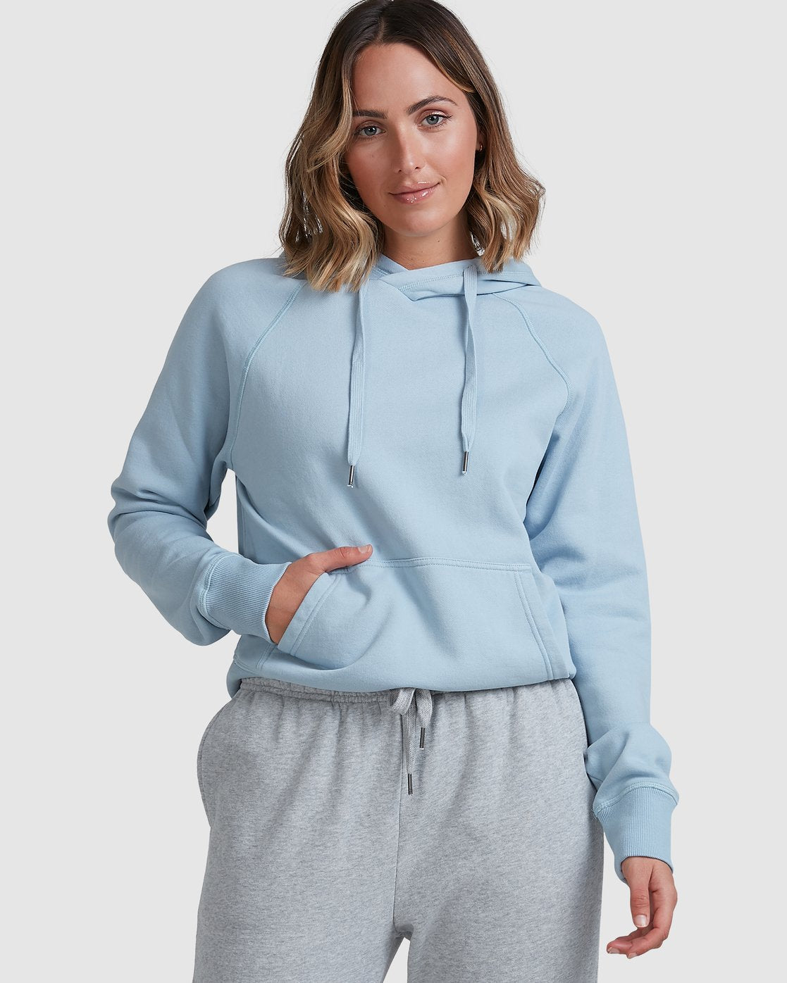 Billabong Overdye Pop Hoodie Dusty blue