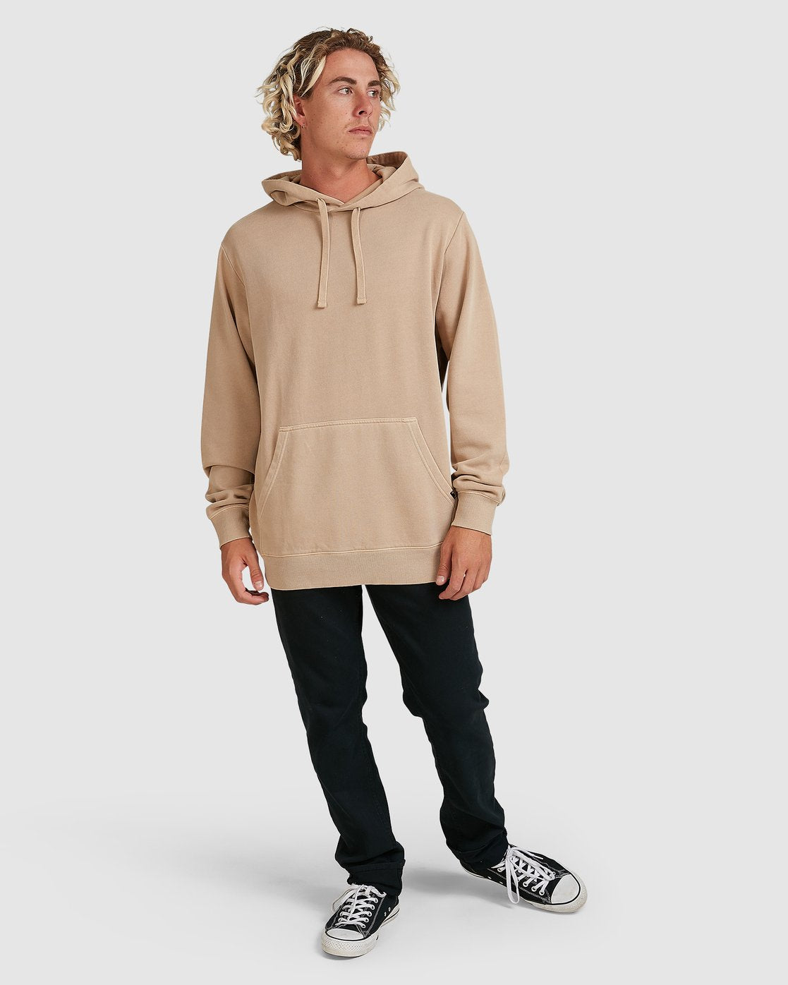 Billabong Overdye Pop Hoodie Khaki