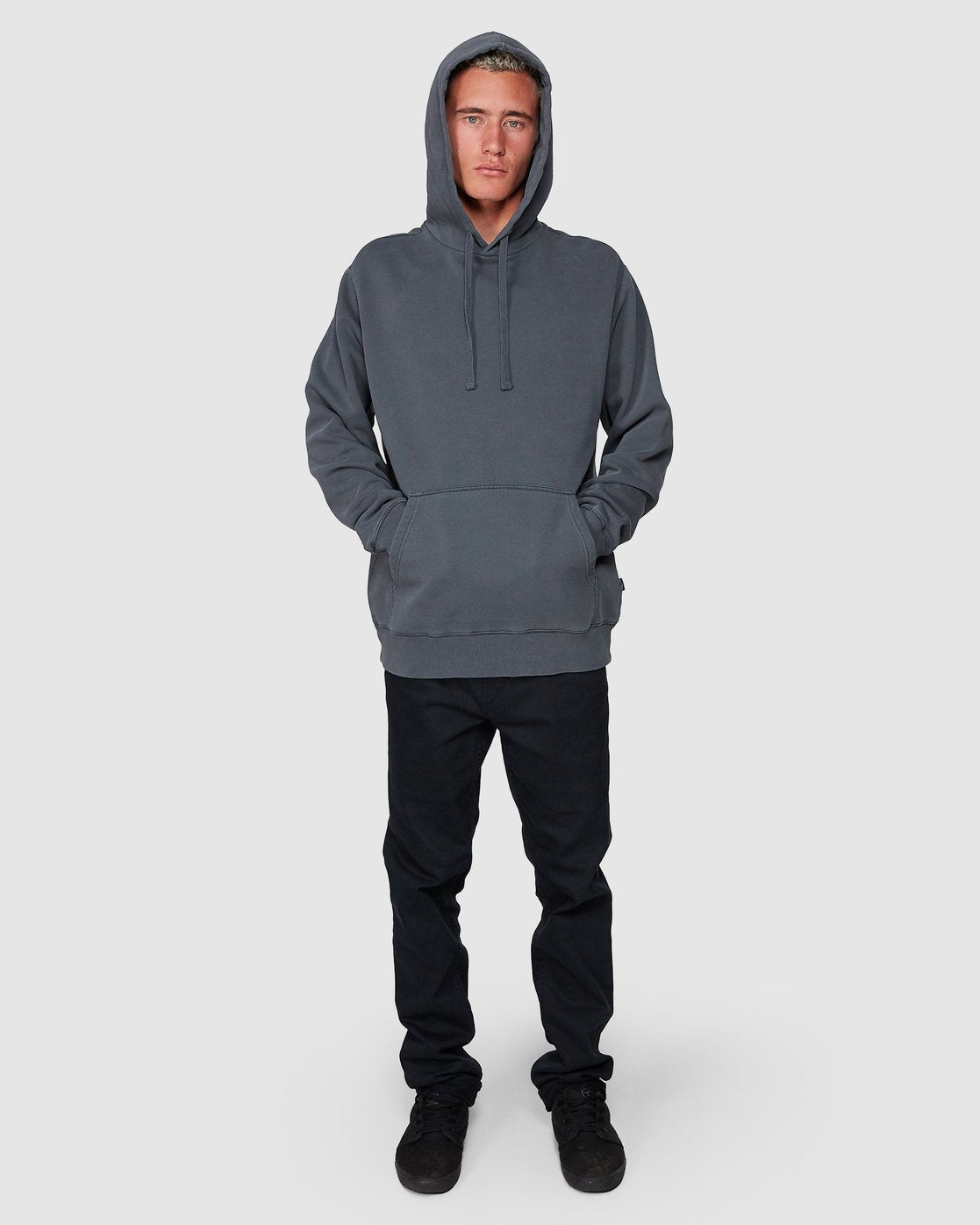Billabong Overdye Pop Hoodie Washed black