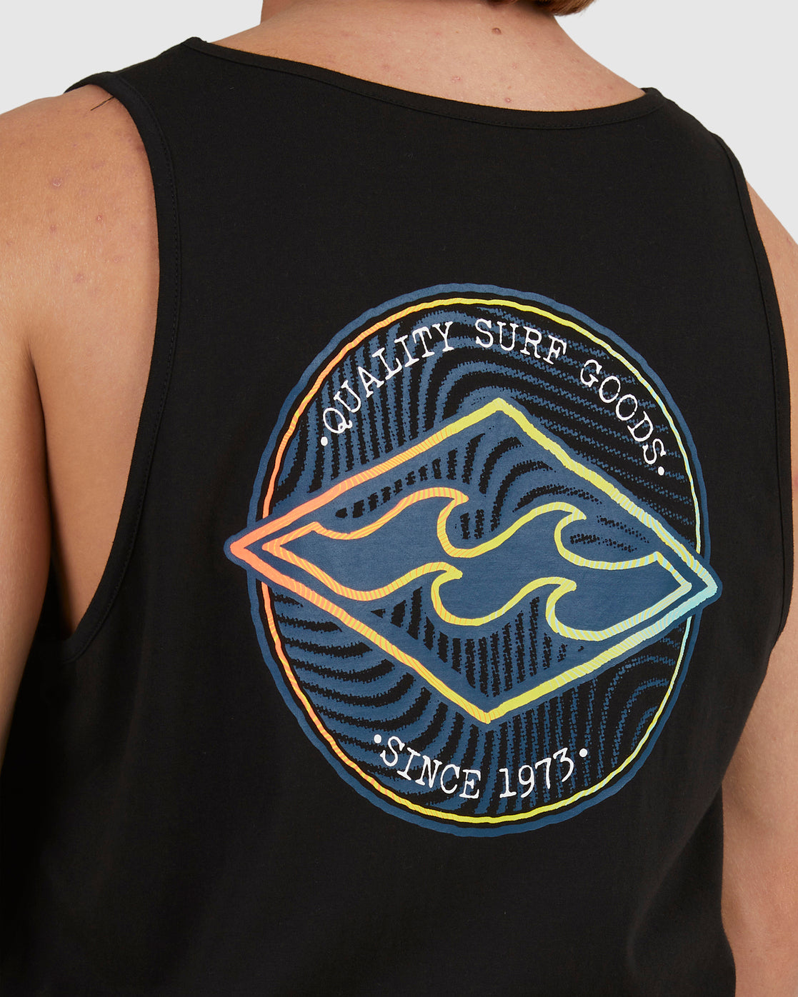 Billabong Rotar Diamond Tank Top BLACK