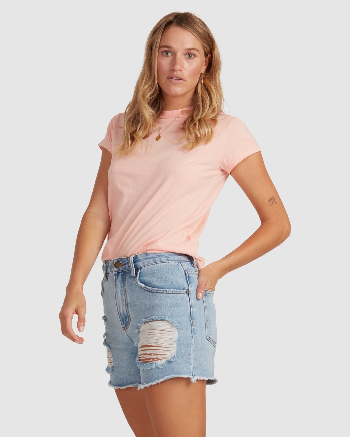 Billabong Serenity Short Sleeve T-Shirt PEACHY HAZE