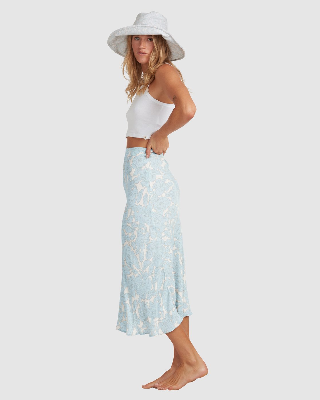 Billabong Soft Parade Midi Skirt CREAM