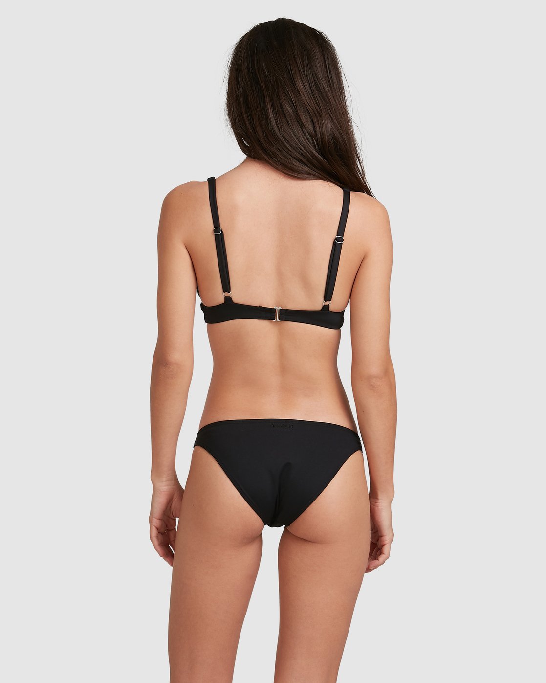 Billabong Sol Searcher Elongated Tri Bikini Top Black
