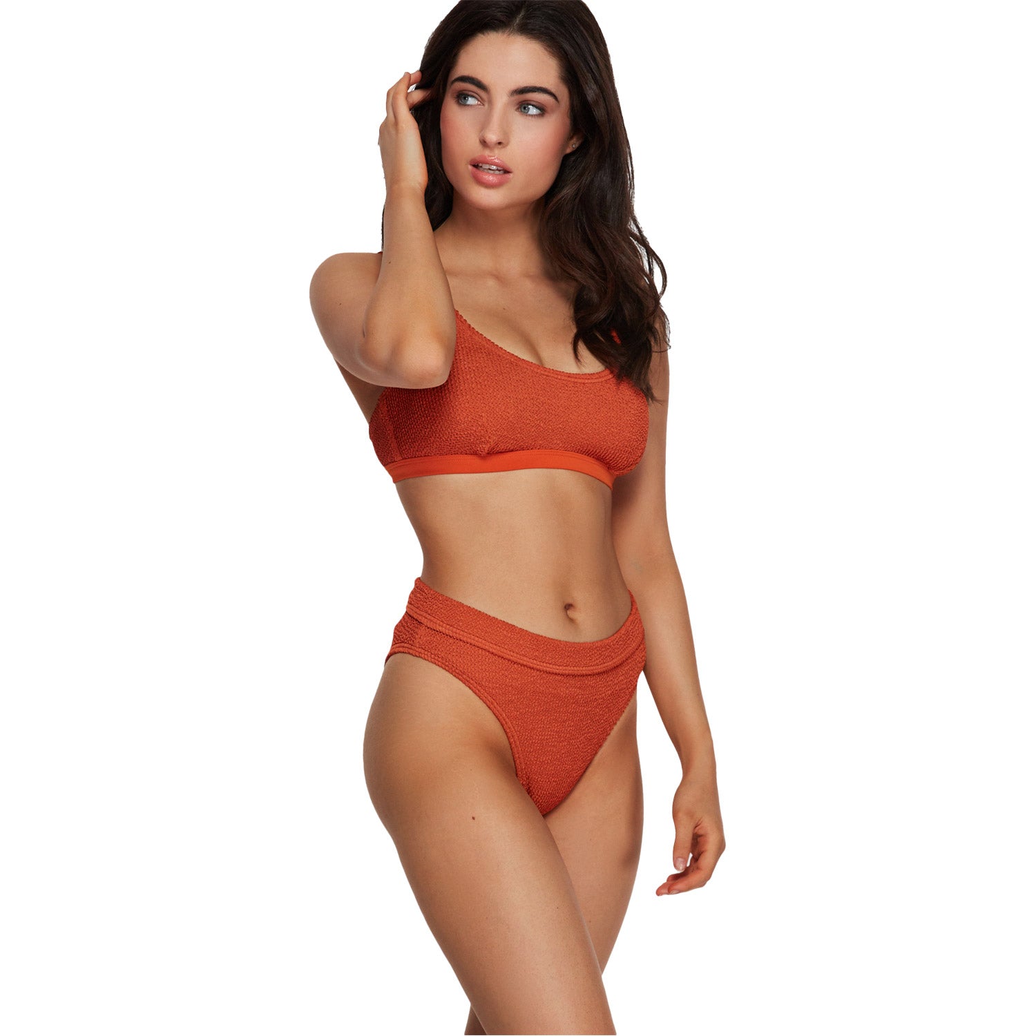 Billabong Summer High DD Bralette Bikini Top Rust