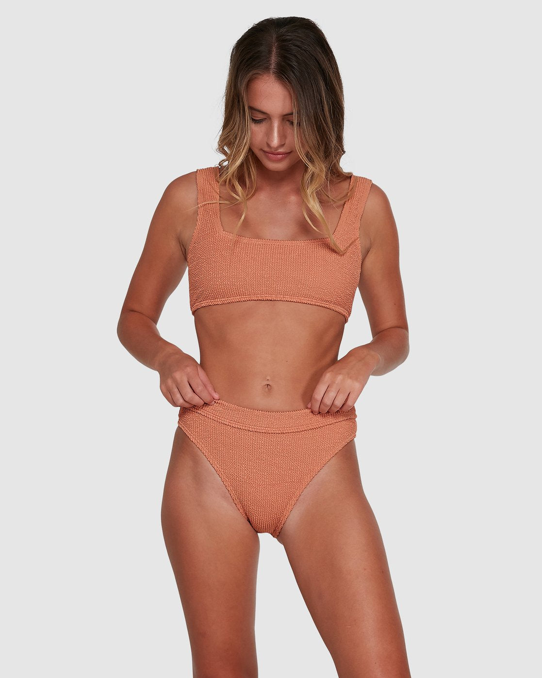 Billabong Summer High Maui Rider Bikini Bottoms Caramel