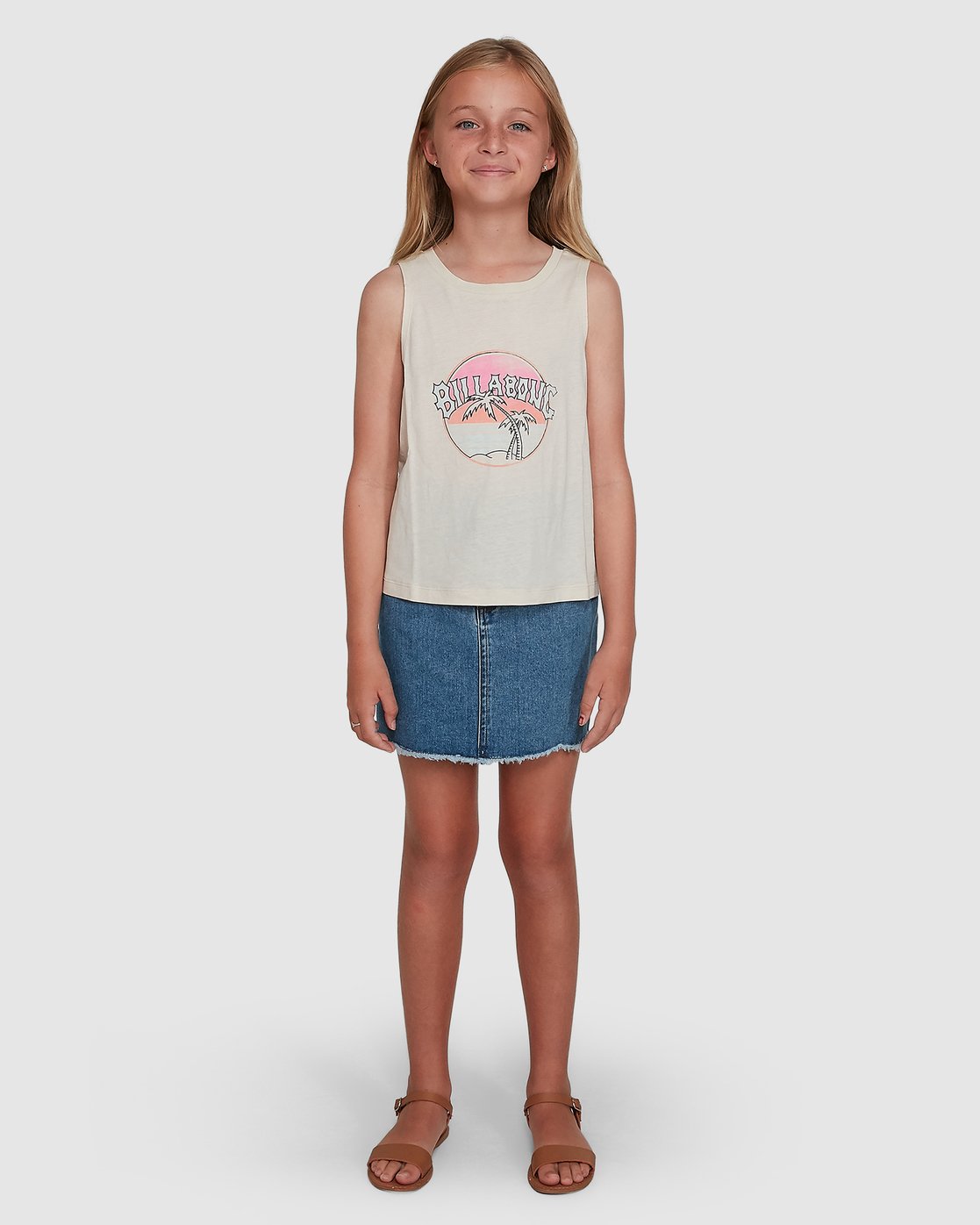 Billabong Sun Faded Tank White cap