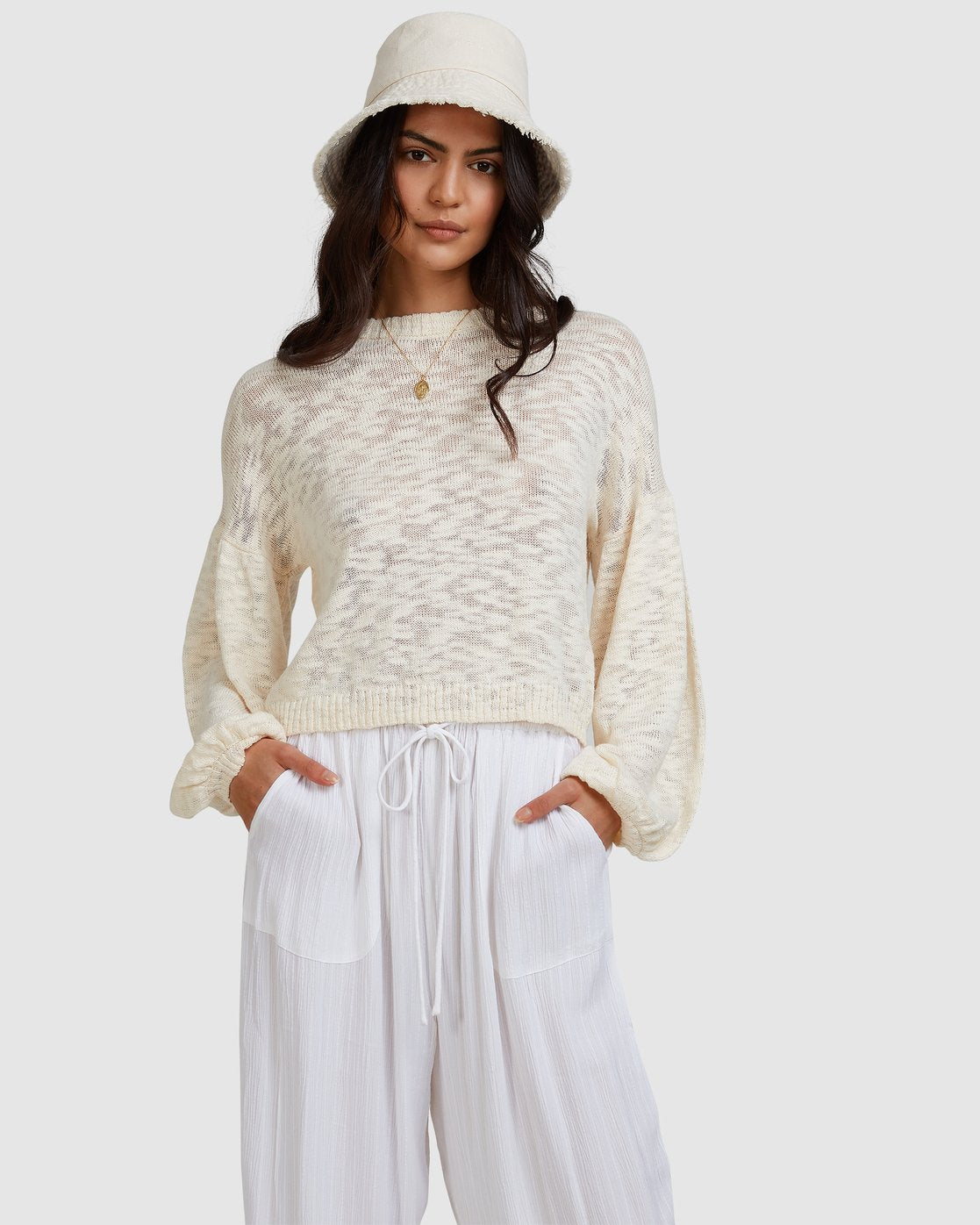 Billabong Sunray Crew White