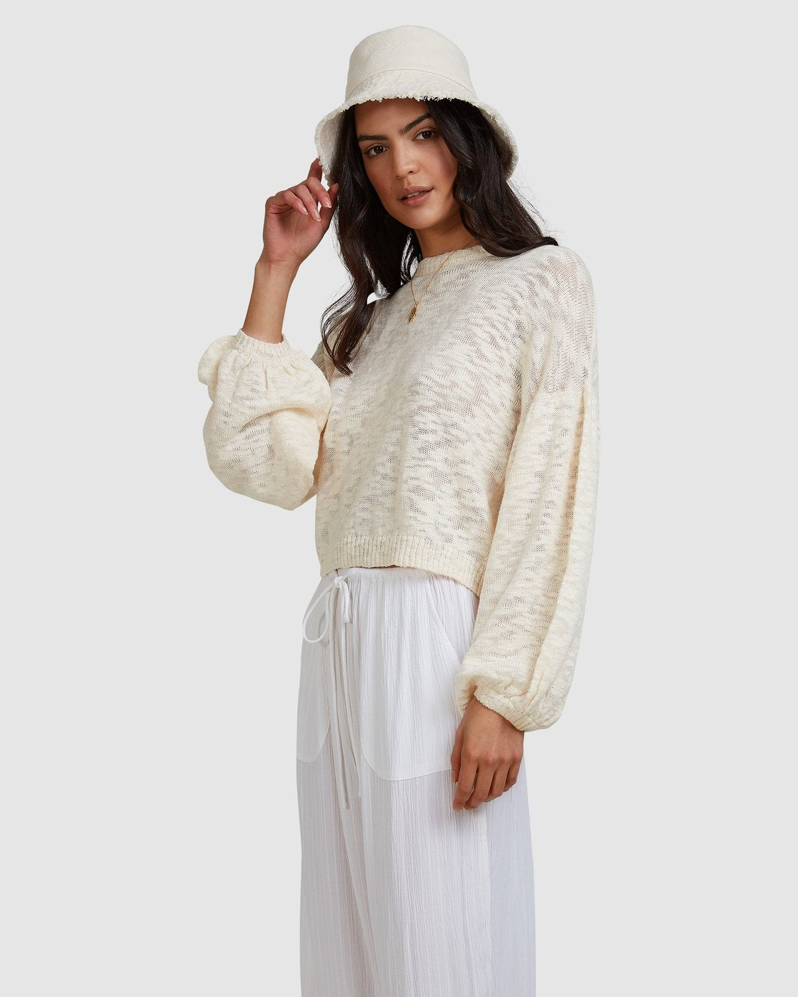Billabong Sunray Crew White