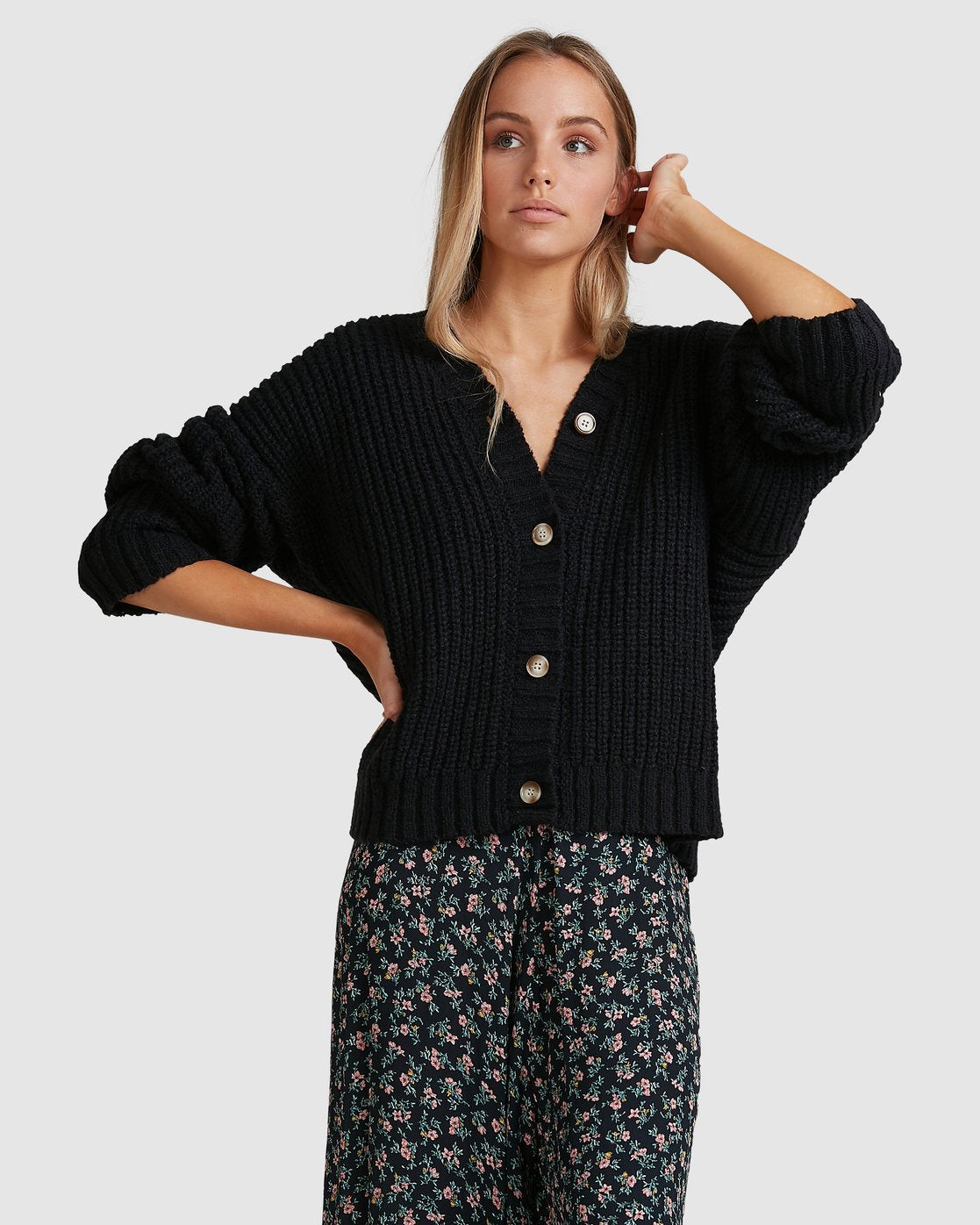 Billabong Sure Thang Cardigan Black