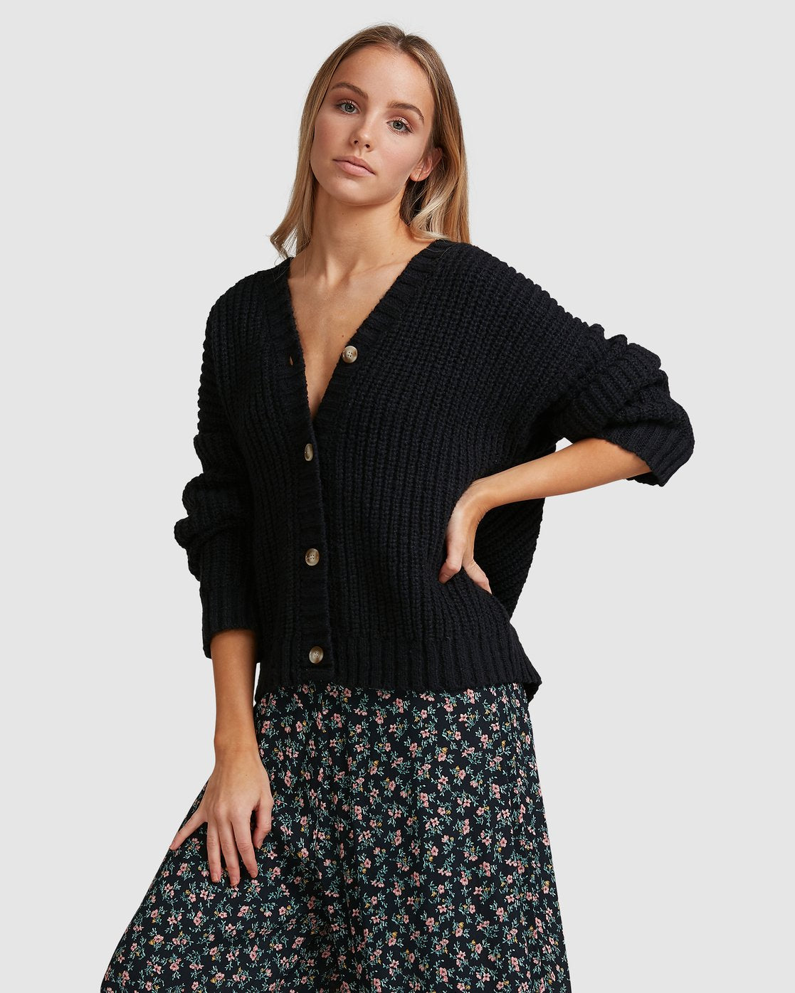 Billabong Sure Thang Cardigan Black
