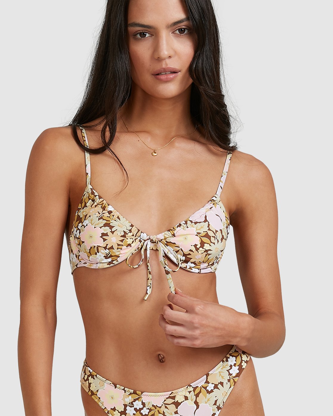 Billabong Sweet Dreams Ella Bra Bikini Top Cocoa