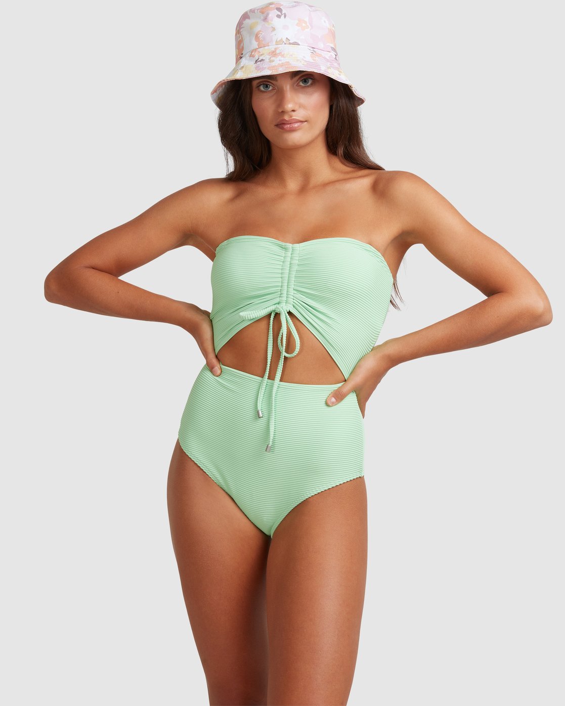 Billabong Tanlines Bandeau One Piece Apple
