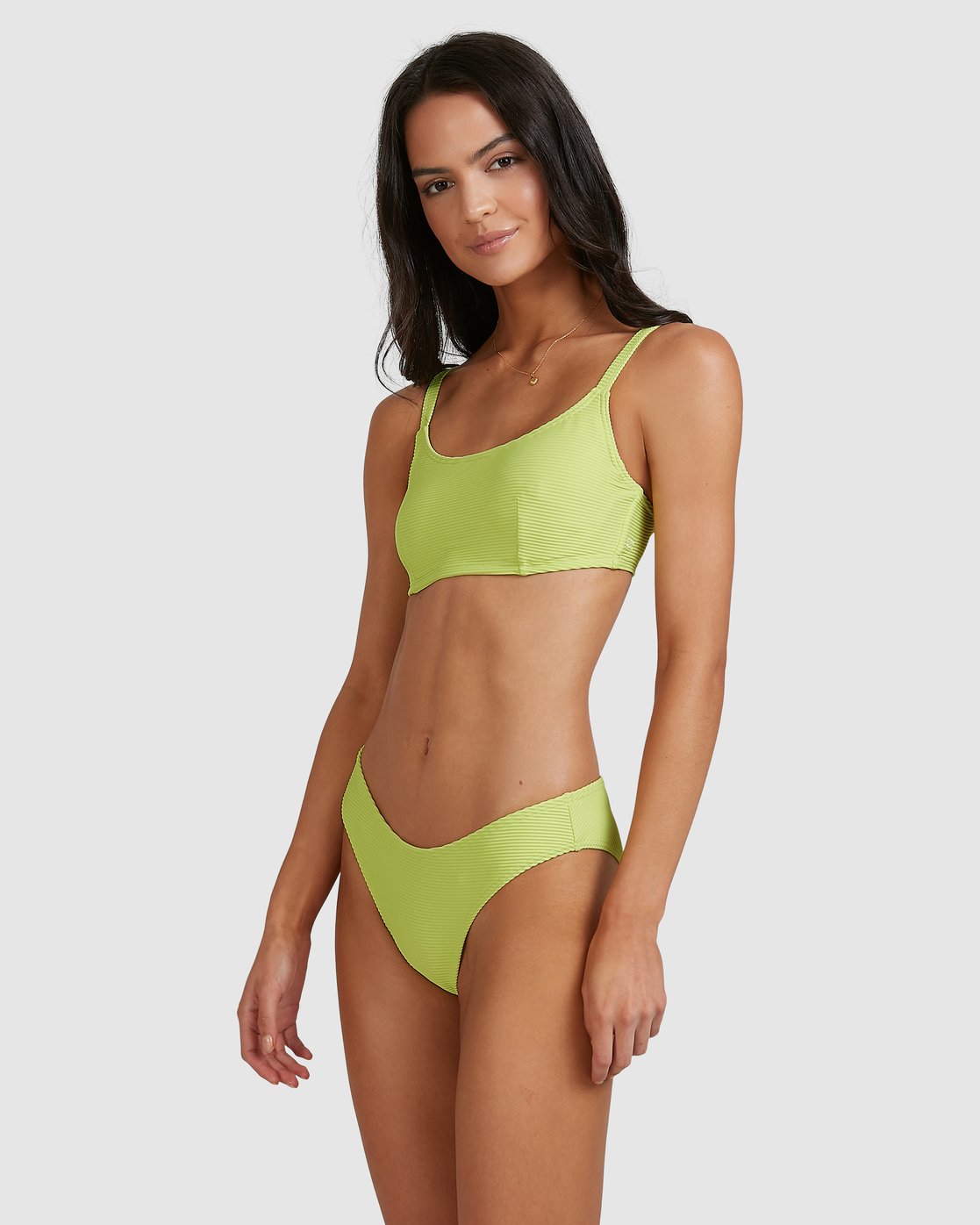 Billabong Tanlines Bondi Bikini Bottoms Lime