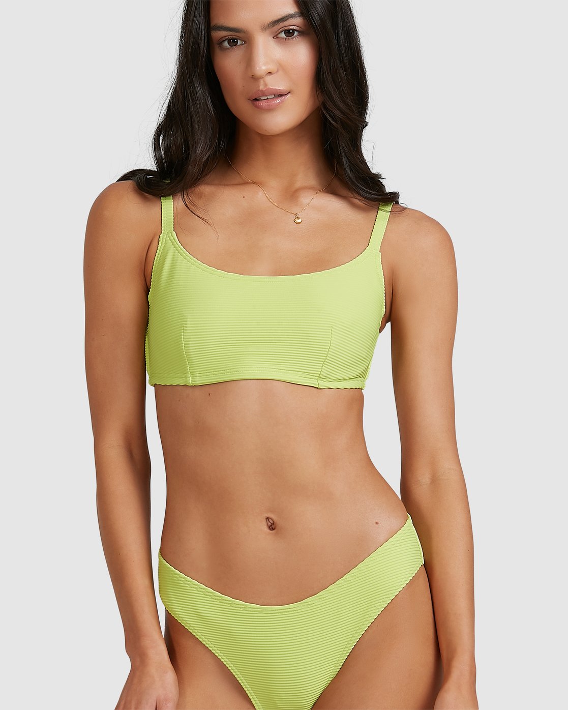 Billabong Tanlines Bondi Bikini Bottoms Lime