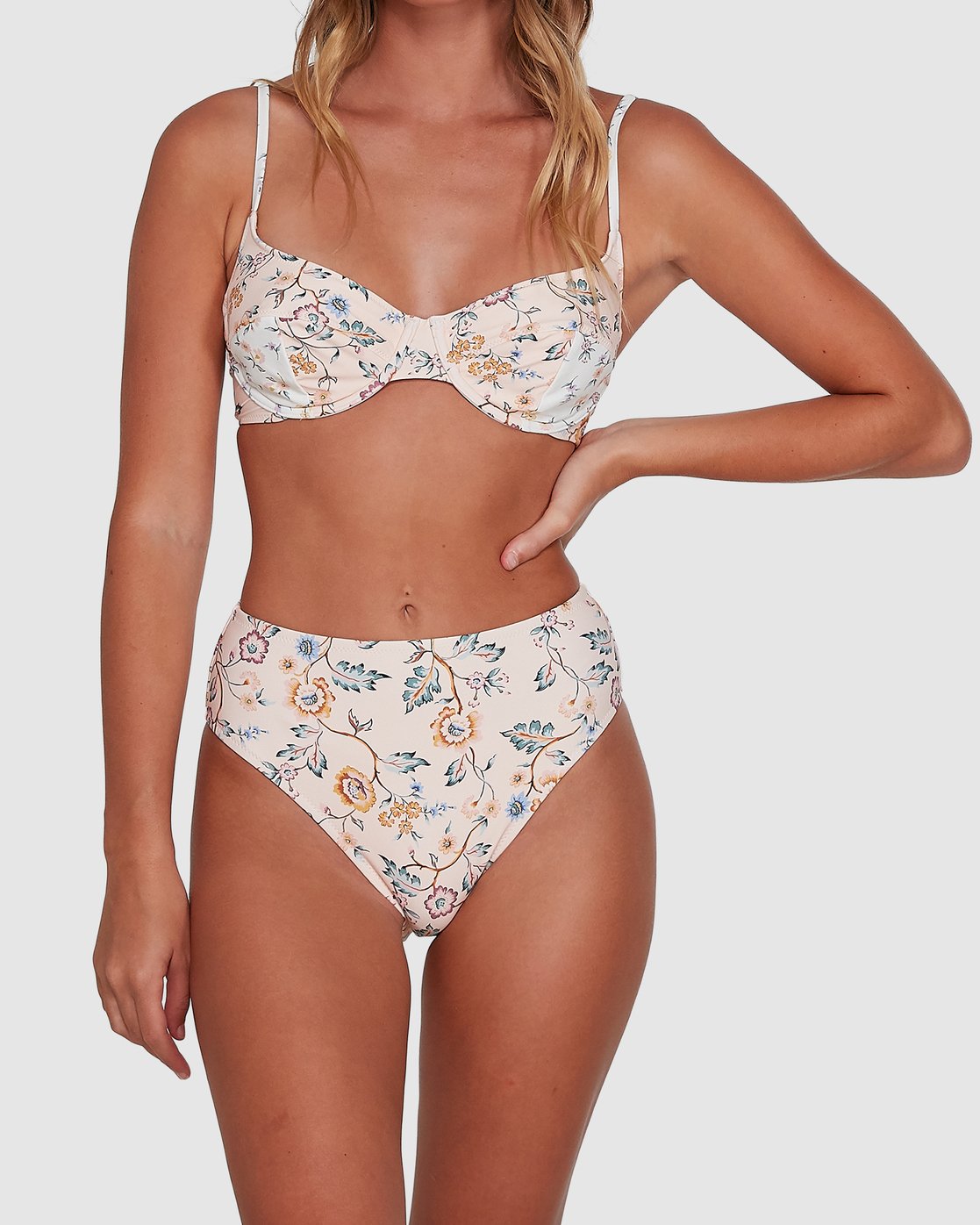 Billabong This Gypsy Hi Maui Bikini Bottoms Pink