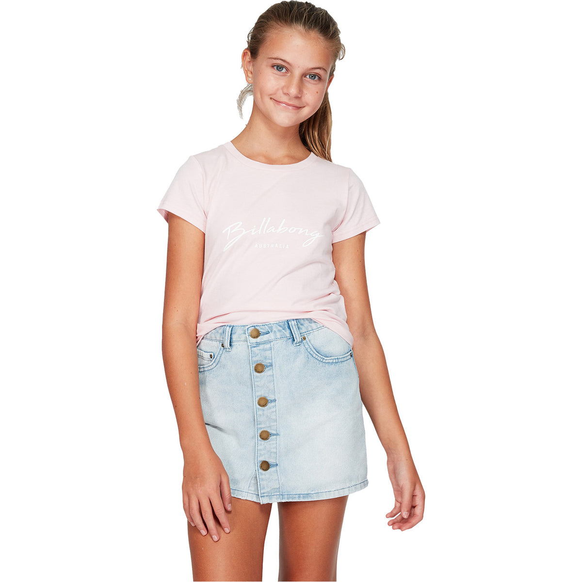 Billabong Too Good Denim Girls Skirt