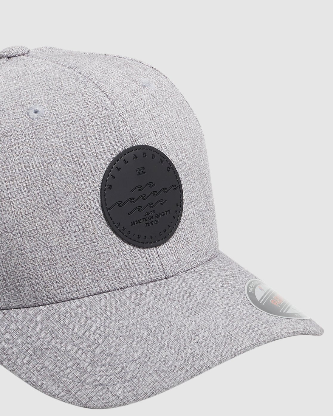 Billabong Wavy Davy Heatherlight Flexfit Cap Dark Grey