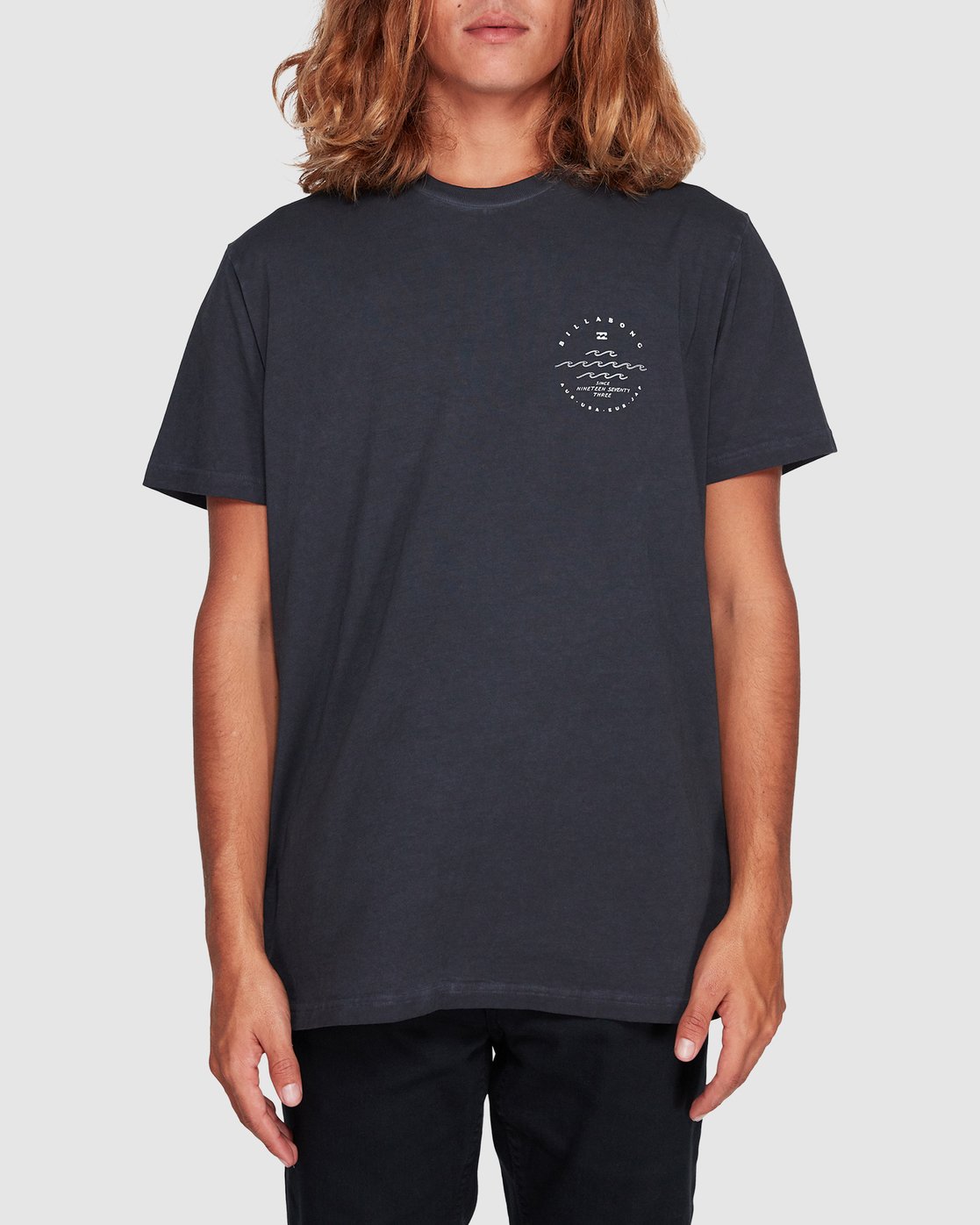 Billabong Wavy Davy Short Sleeve Tee Black