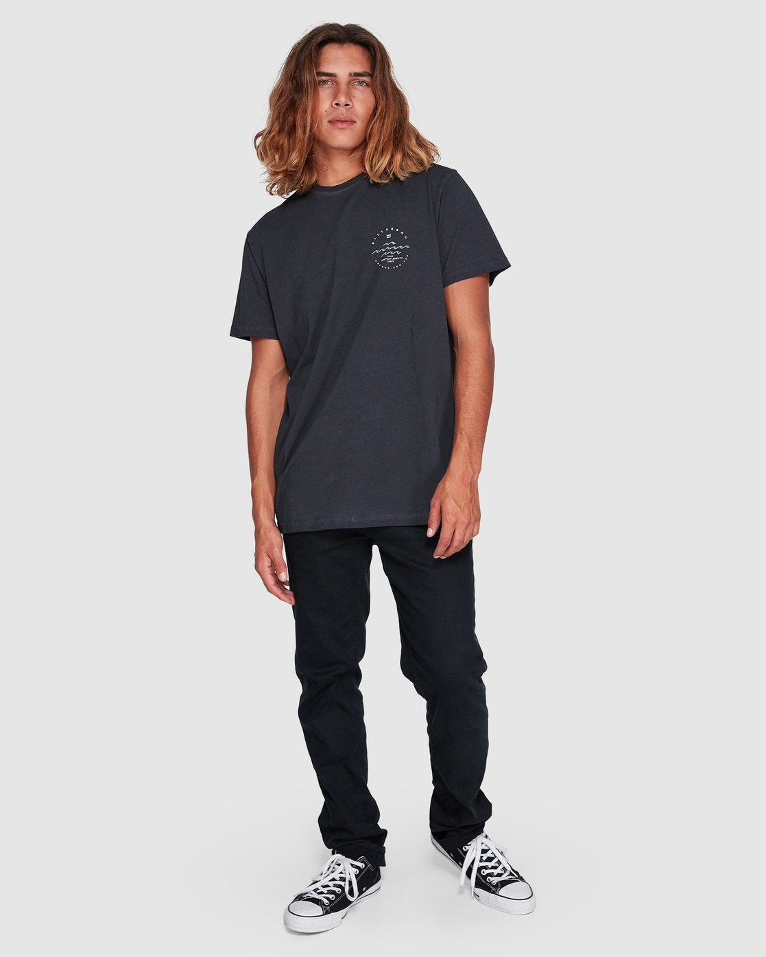 Billabong Wavy Davy Short Sleeve Tee Black