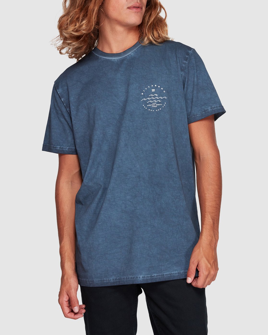 Billabong Wavy Davy Short Sleeve Tee Dark indigo