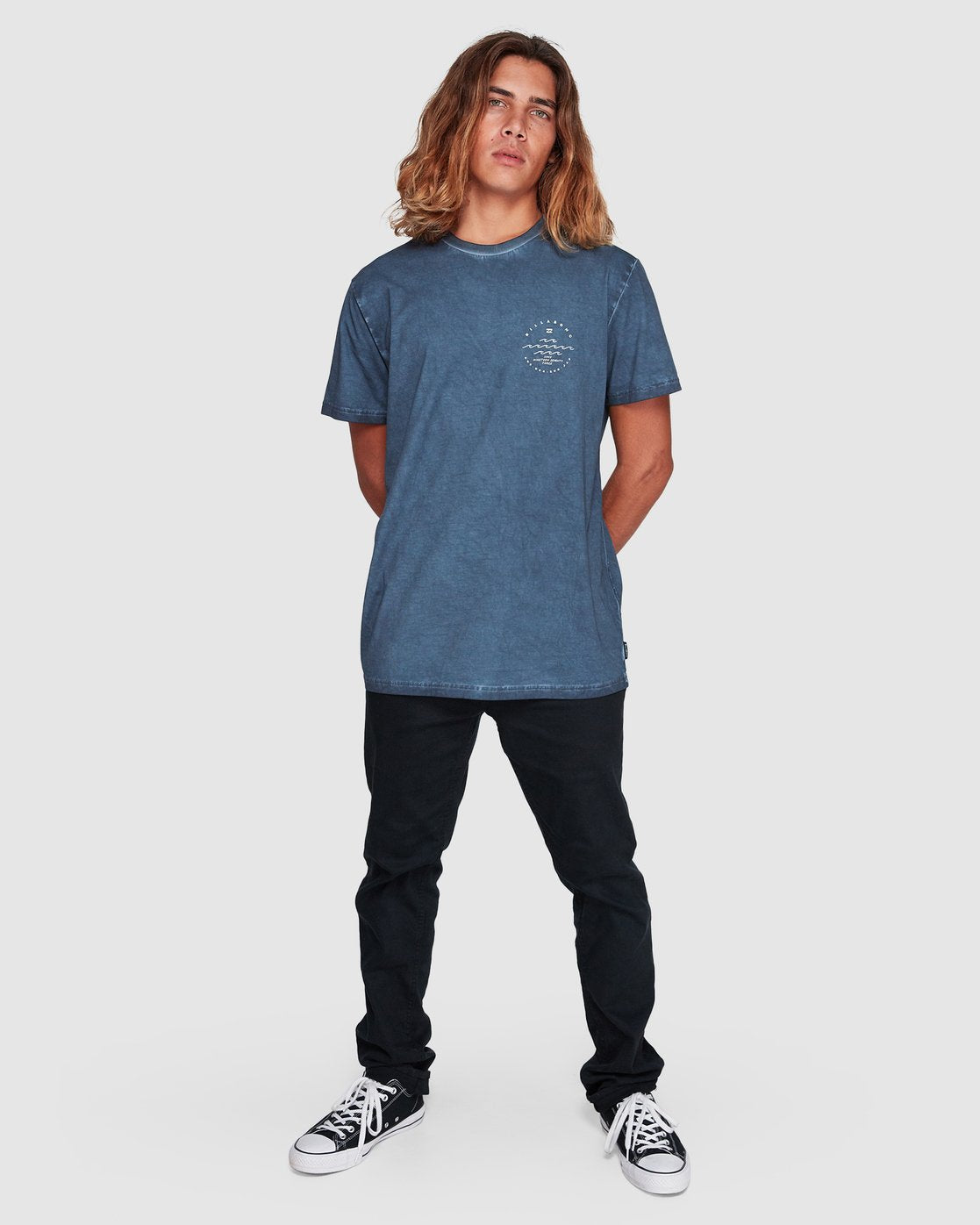Billabong Wavy Davy Short Sleeve Tee Dark indigo